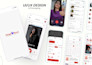 design a clean mobile app ui design mockup in figma